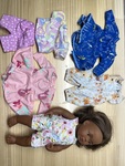 Girl doll and clothes
