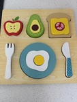 wooden Food Puzzle