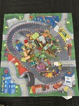 Felt play mat with road add-ons