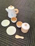 Wooden tea set