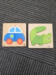 135: Crocodile and police car puzzles
