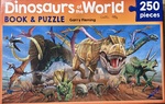 Dinosaurs of the world book and puzzle
