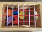Wooden shape sorter