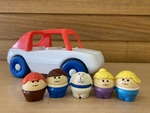 Little Tikes car and people