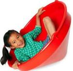 Giant Red Spinning Top