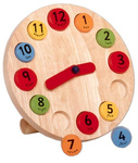 Wooden Teaching Clock