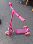 Three Wheel Pink Scooter