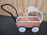 293: Pram woven pink