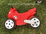Red Plastic Motorbike Ride-On