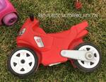 Red Plastic Motorbike Ride-On