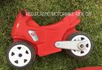 Red Plastic Motorbike Ride-On