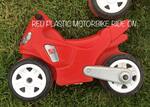Red Plastic Motorbike Ride-On
