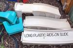 Long Plastic Ride-On Slide