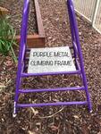 Purple Metal Climbing Frame