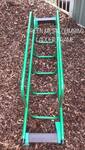 Green Metal Climbing Ladder Frame