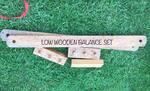 Low Wooden Balance Set