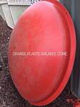 Orange Plastic Balance Dome