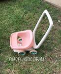 Pink Plastic Pram