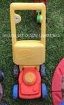Yellow/Red Plastic Lawnmower