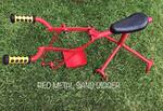 Red Metal Sand Digger