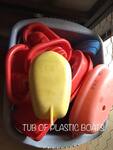 Tub of Plastic Boats