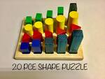 20 Piece Shape Puzzle