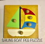 Sailing Boat Peg Puzzle