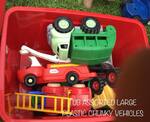 Tub Assorted Large Plastic Chunky Vehicles
