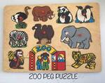 Zoo Peg Puzzle