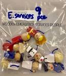 Wooden Emergency Services People