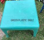 Green Plastic Table