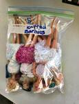 5 Knitted Barbies