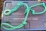 Green Rope Knot Swing