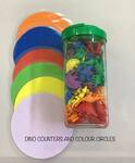 Dino Counters and Colour Circles