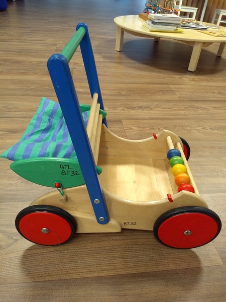 BT32: Wooden baby walker 