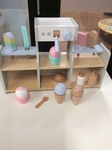 Wooden Ice cream shop