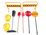 Roadwork Signs and Traffic Lights