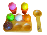 Wooden Ice Cream Set