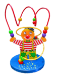 Happy Clown Bead Frame