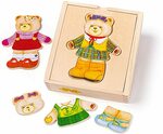Dress Up Bear Wooden Puzzle 