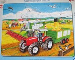 Farm Vehicles Tray Puzzle 