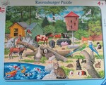 At The Petting Zoo Tray Puzzle 