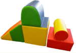 Soft Play Shapes - 5 Foam Shapes