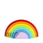 Wooden Te Reo Rainbow Blocks