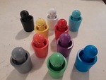 colour sorting cups