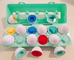 Egg Carton Shape Matching Set