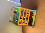 Push along Wooden Activity Cube