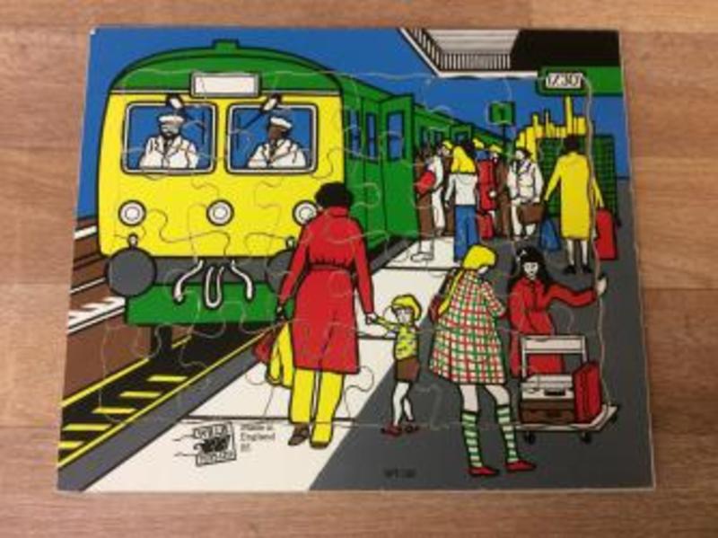 230: Wooden Train Puzzle