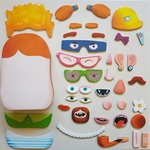 Magnetic Funny Faces Tin