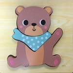 Bear with scarf puzzle 